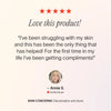 An image of a positive review on the Solawave red light therapy wand