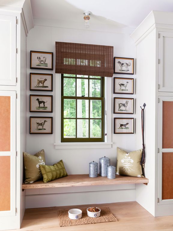 Idea House 2020 Mudroom with Storage and Bench