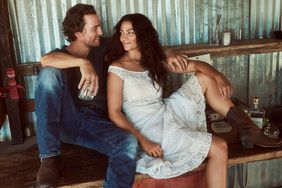 Matthew and Camila McConaughey at El Cosmico in Marfa, Texas 