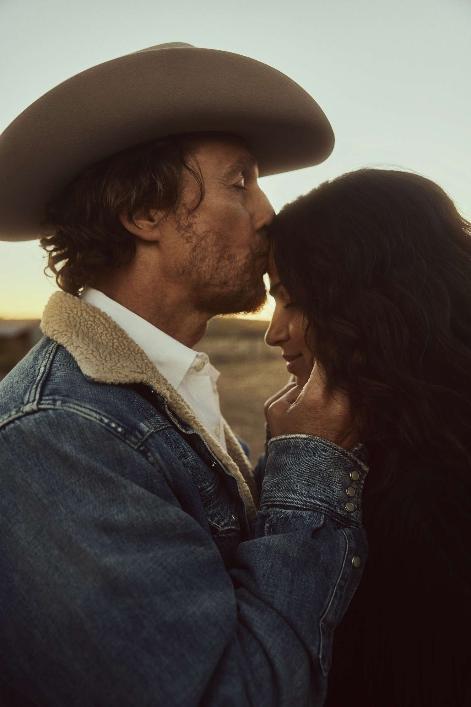 Matthew and Camila McConaughey in Marfa, Texas 