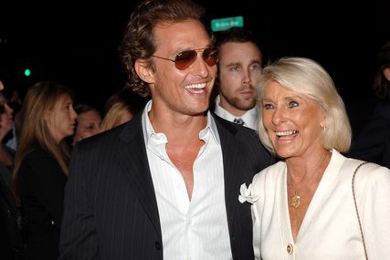 Matthew McConaughey and mother Kay McConaughey 