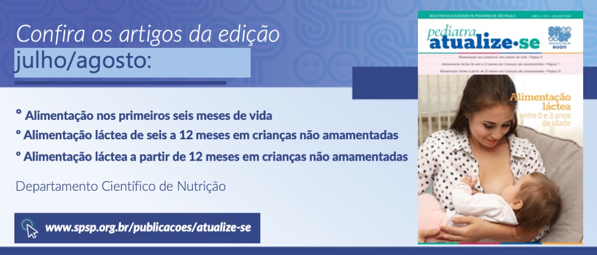 Pediatra Atualize-se: Alimentação láctea entre 0 e 3 anos de idade