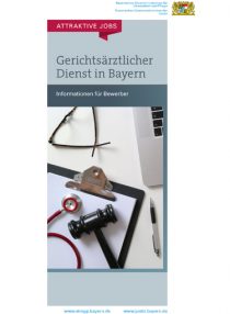Gerichtsärztlicher Dienst in Bayern - Informationen für Bewerber