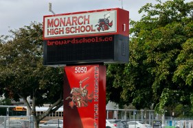 Monarch High School in Coconut Creek is shown on Friday, Feb. 9, 2024. (Amy Beth Bennett / South Florida Sun Sentinel)