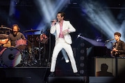 Brandon Flowers of The Killers seen at KAABOO Texas at AT&T Stadium on Friday, May 10, 2019, in Arlington, Texas.