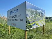 Micron Technology plans to start construction in 2025 on what could be a $100 billion semiconductor manufacturing complex.