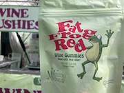 Fat Frog Red Wine Gummies have been on sale the New York State Fair's Montezuma Winery stand.