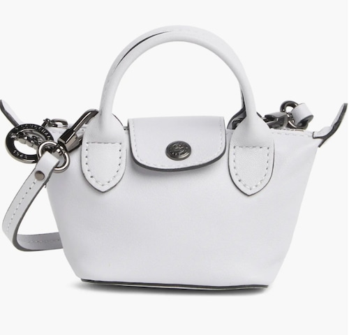 The Le Pliage Cuir Nano Crossbody Bag is on sale at Nordstrom Rack.