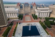 The New York State Capitol building is seen in Albany, New York, on Friday, June 30, 2023. (Ted Shaffrey | AP Photo)