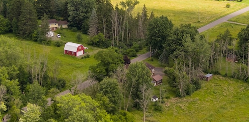 Aerial view future Micron site in Clay, NY