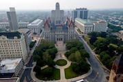 The New York State Capitol building is in Albany, New York on Friday, June 30, 2023. (Ted Shaffrey | AP Photo)