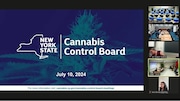 New York's Cannabis Control Board meets on July 10, 2024.