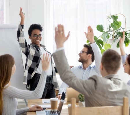 Diverse group of business people