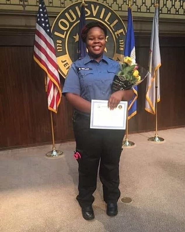  Breonna Taylor, a 26-year-old EMT, is seen here