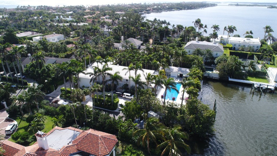 The property in Palm Beach was bought by Epstein in 1990 for $2.5million