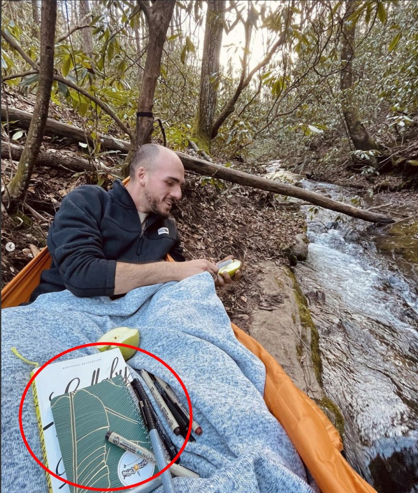 Brian Laundrie was pictured with a green journal in posts on Instagram