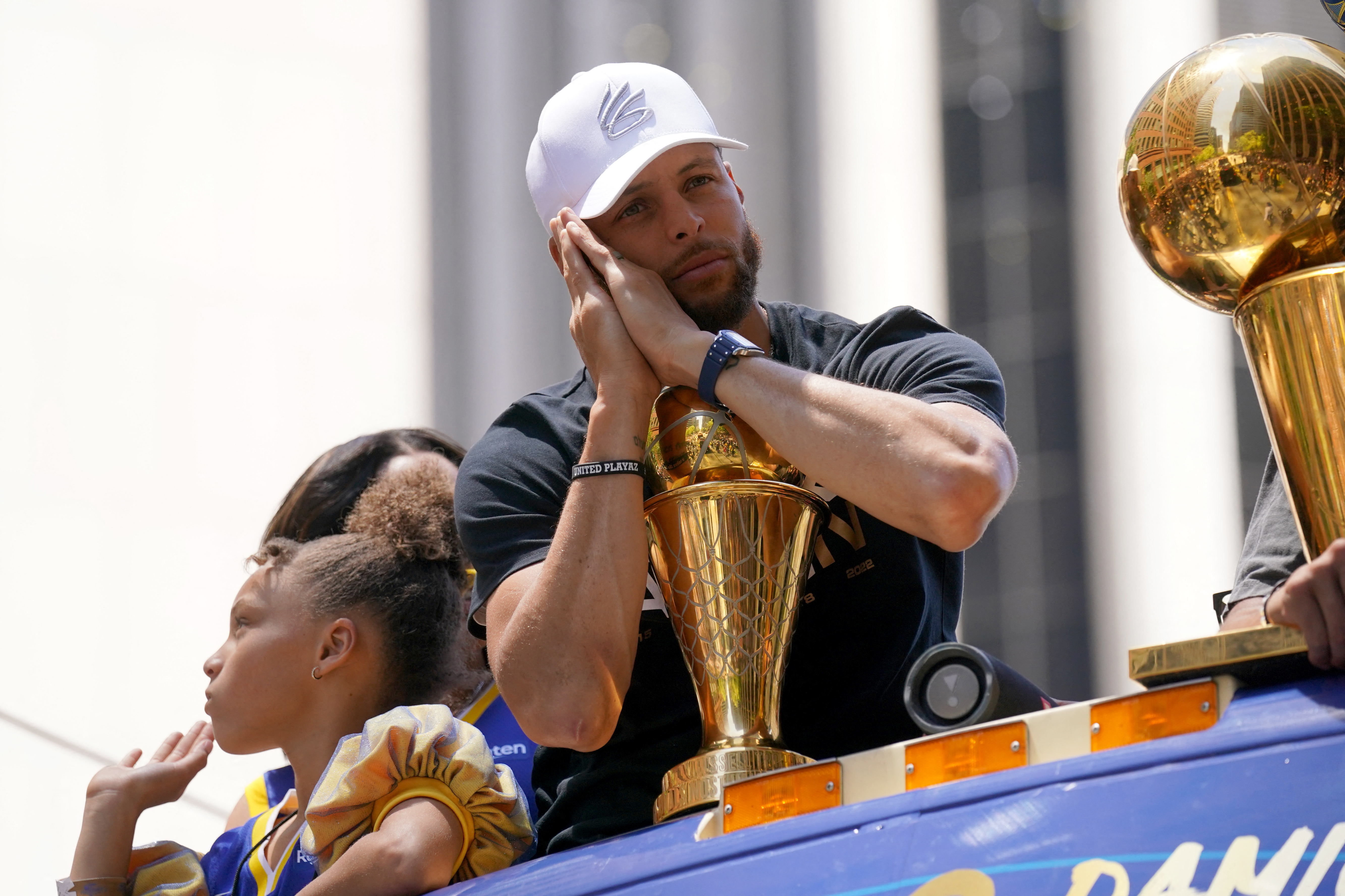 Stephen Curry led Golden State Warriors to the NBA title this year