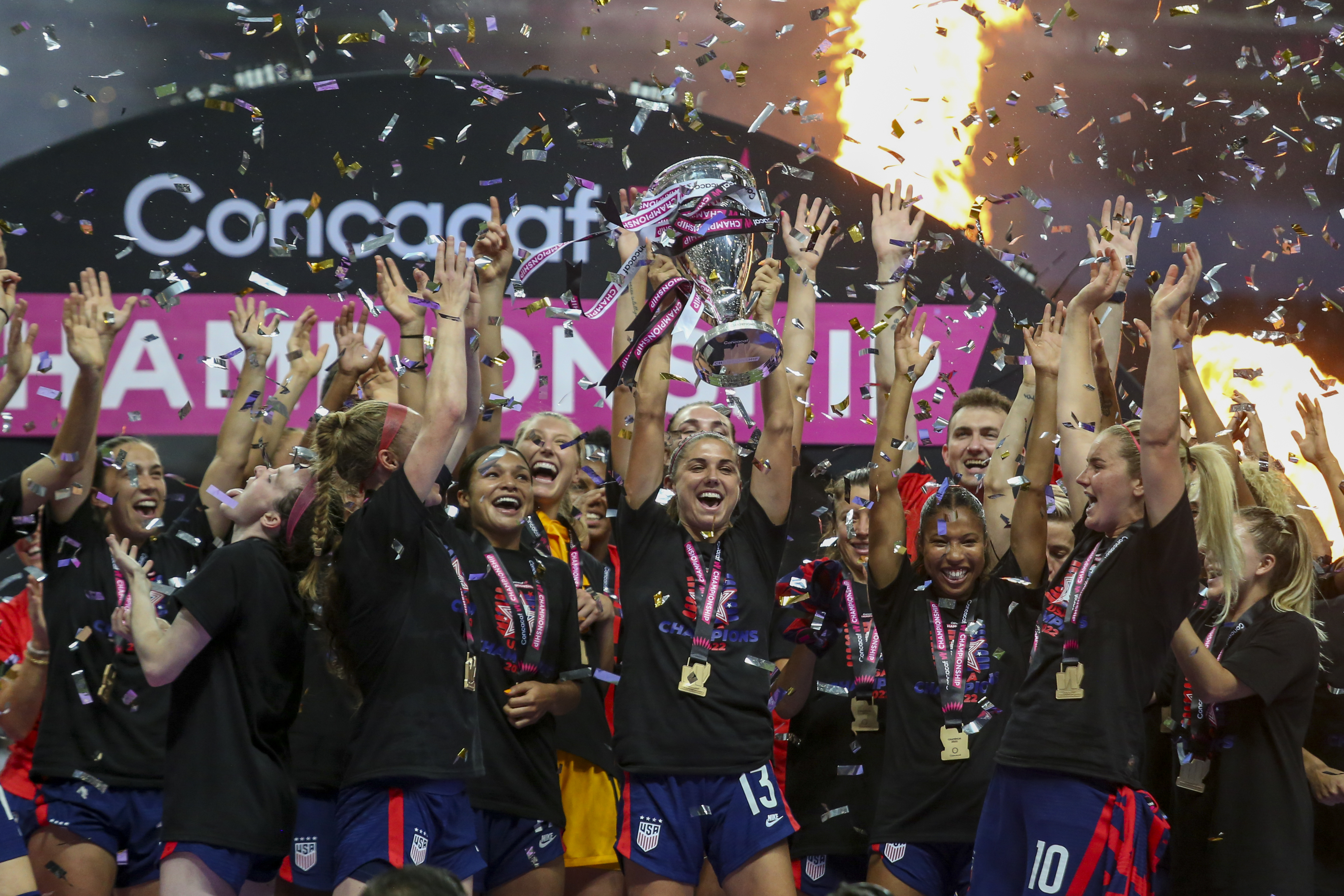 USA won the Concacaf W Championship and sealed an Olympics spot