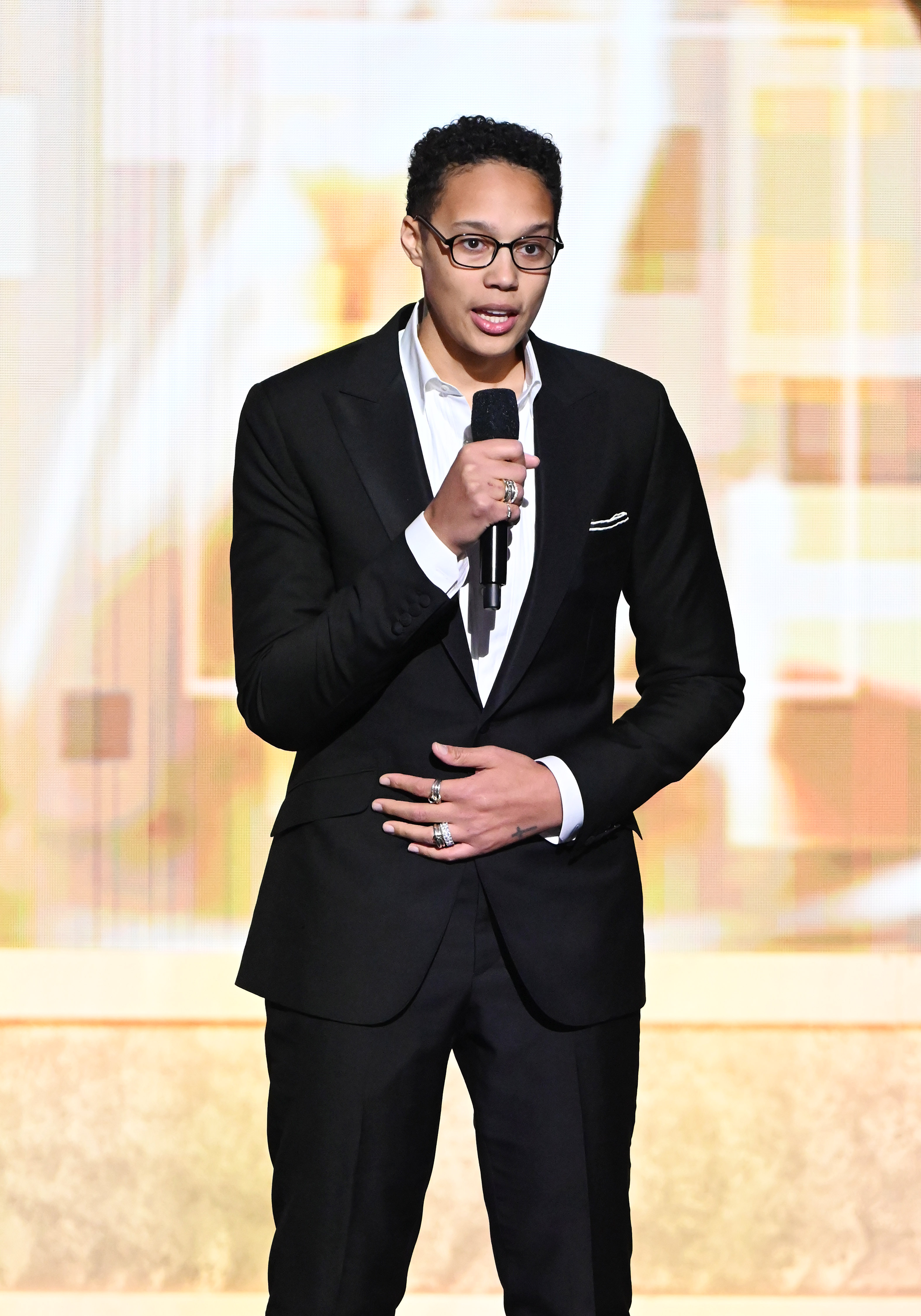 Brittney Griner spoke at the 54th NAACP Image Awards on February 25, 2023