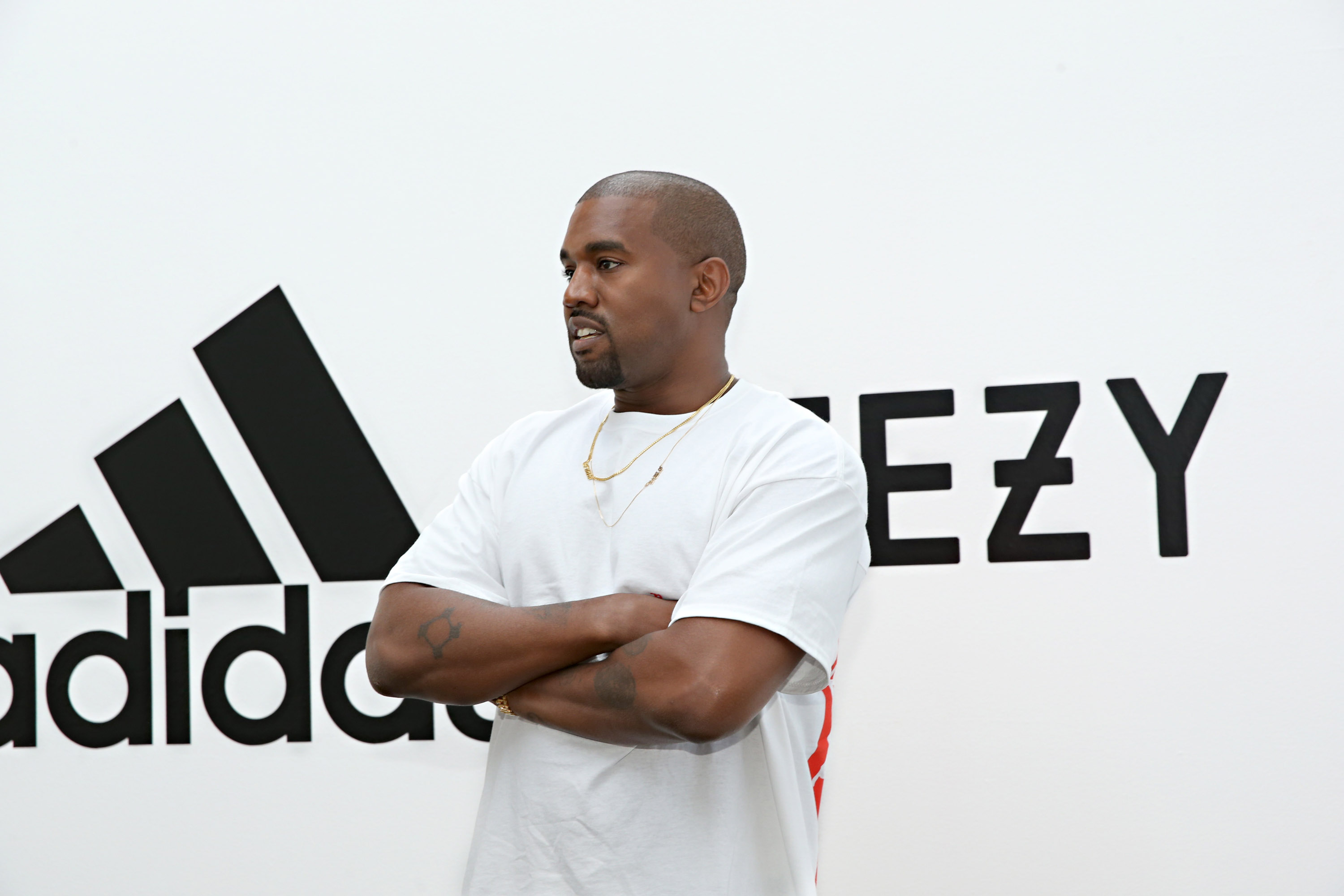 Although Adidas carried Kanye West's Yeezy footwear collection, the company ended its contract with the rapper