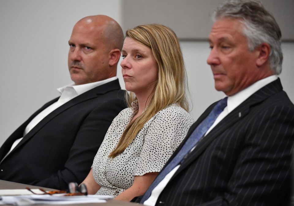 Joseph Petito and Nichole Schmidt with their lawyer, Pat Reilly