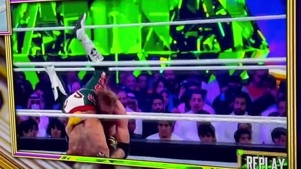 Mysterio almost landed on his head during his US title match with Paul