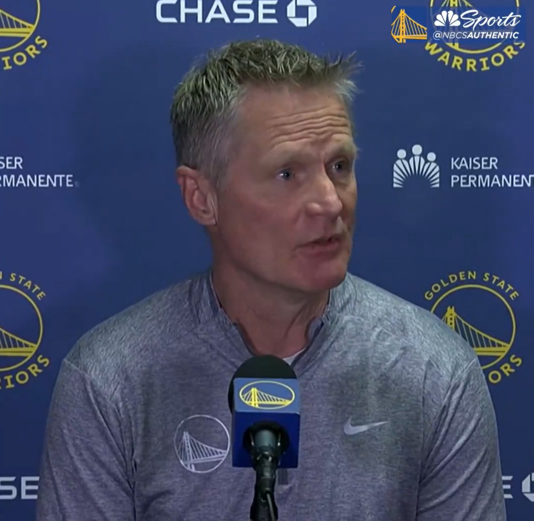 Steve Kerr has called out 'sickening' criticism of Steph Curry