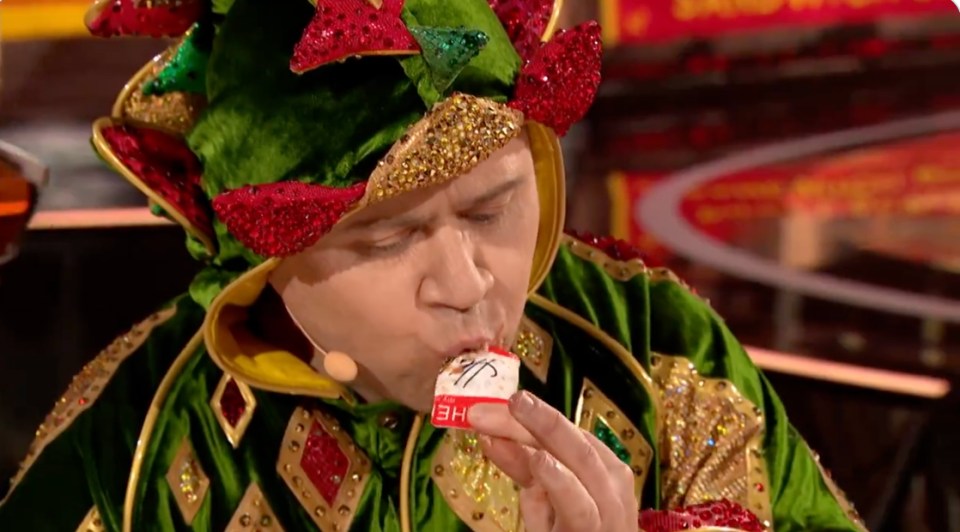 Piff the Magic Dragon, a comedian and magician, performed on Monday's show