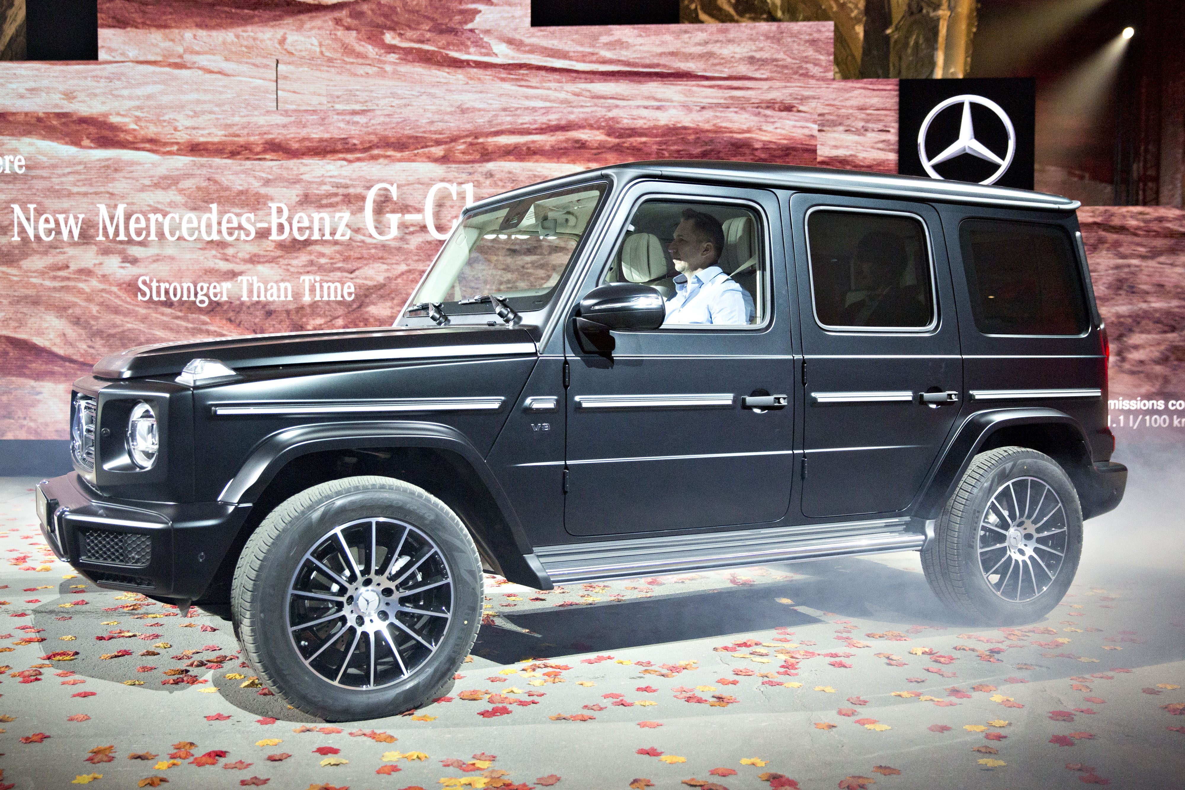 Thompson owns a Mercedes-Benz G-Class