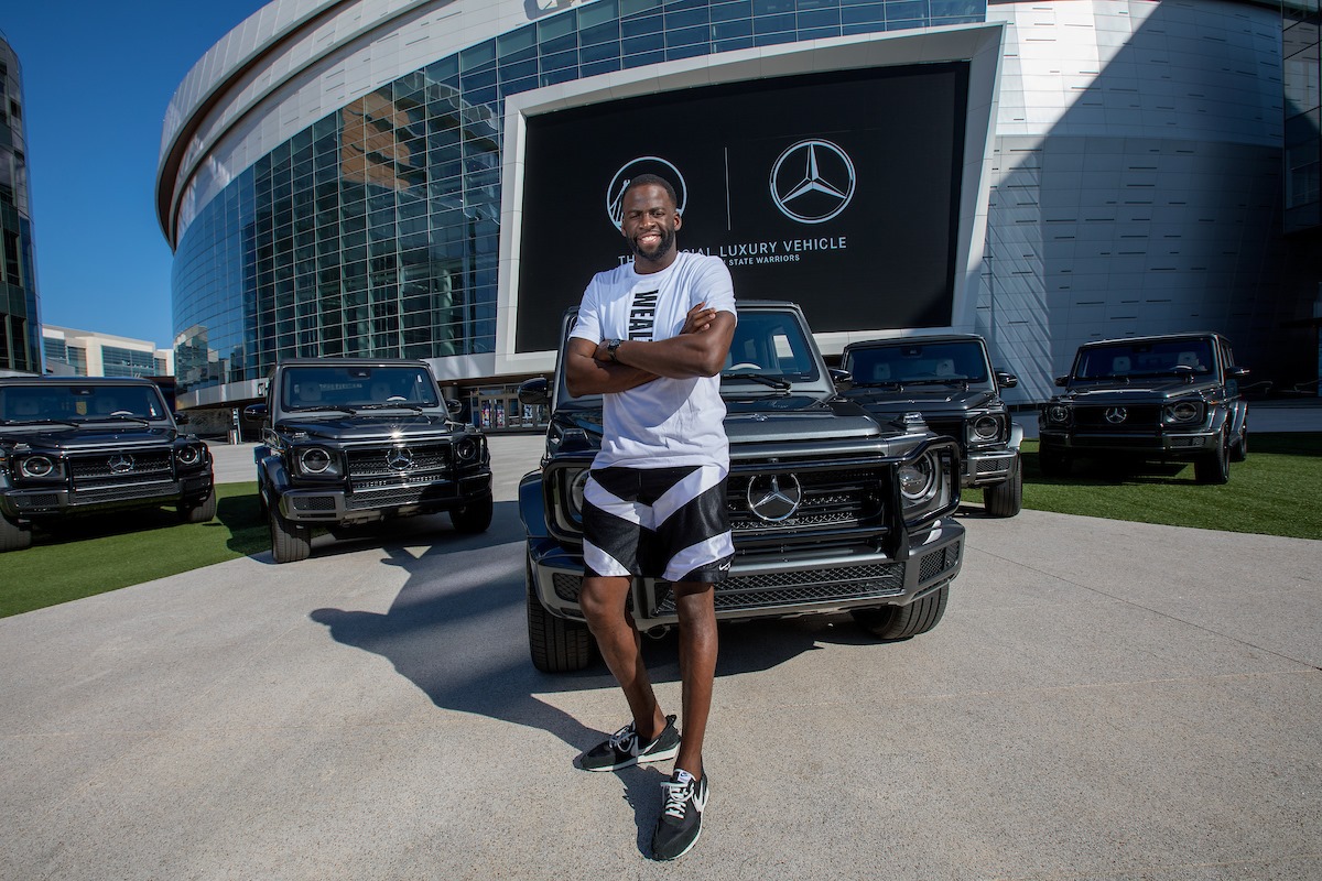 The Golden State Warriors star is an ambassador for Mercedes