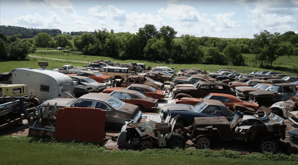 The owner said around 100 cars sat on the lot