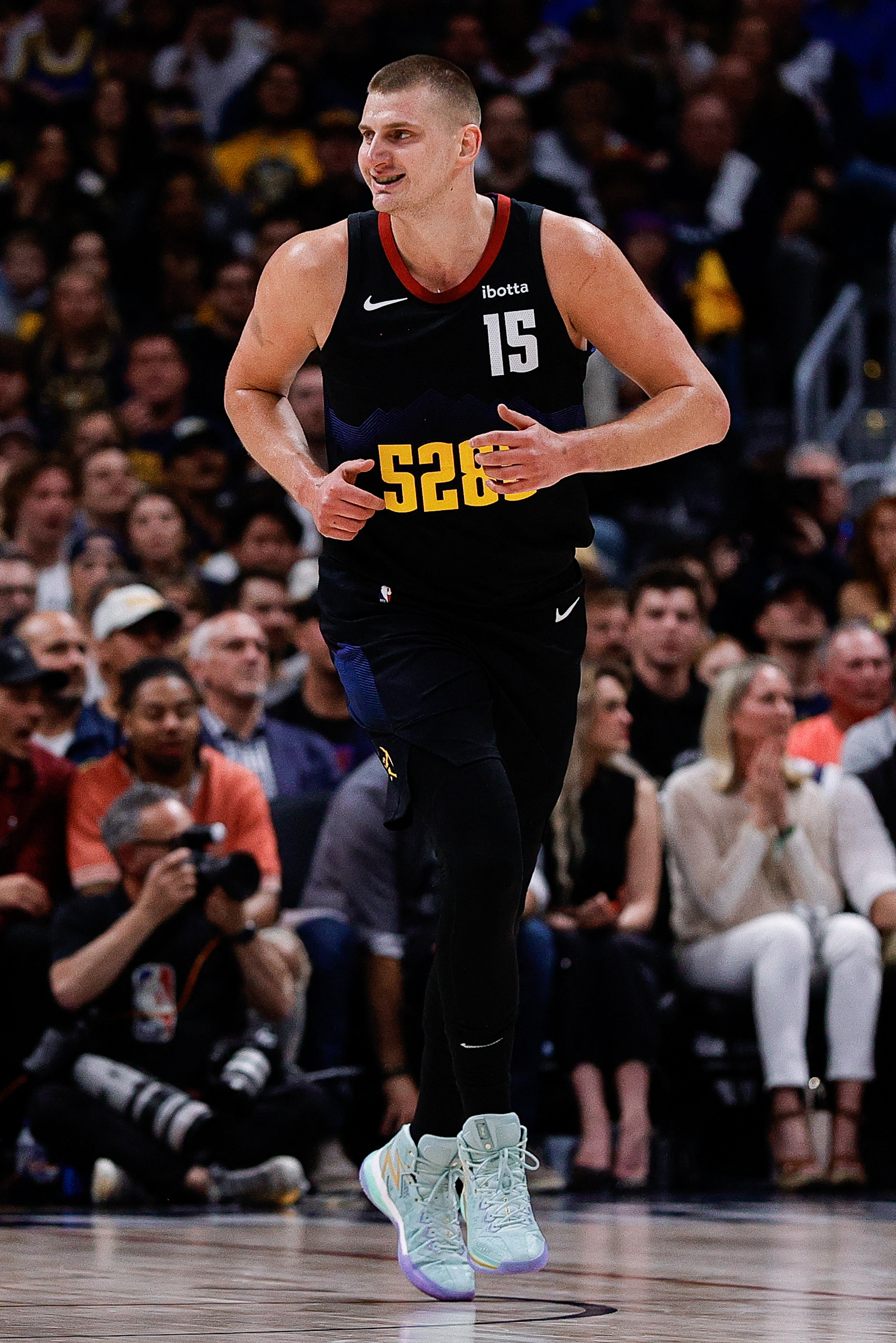 Nuggets star Nikola Jokic totaled 40 points, 13 assists, and seven rebounds in Game 5