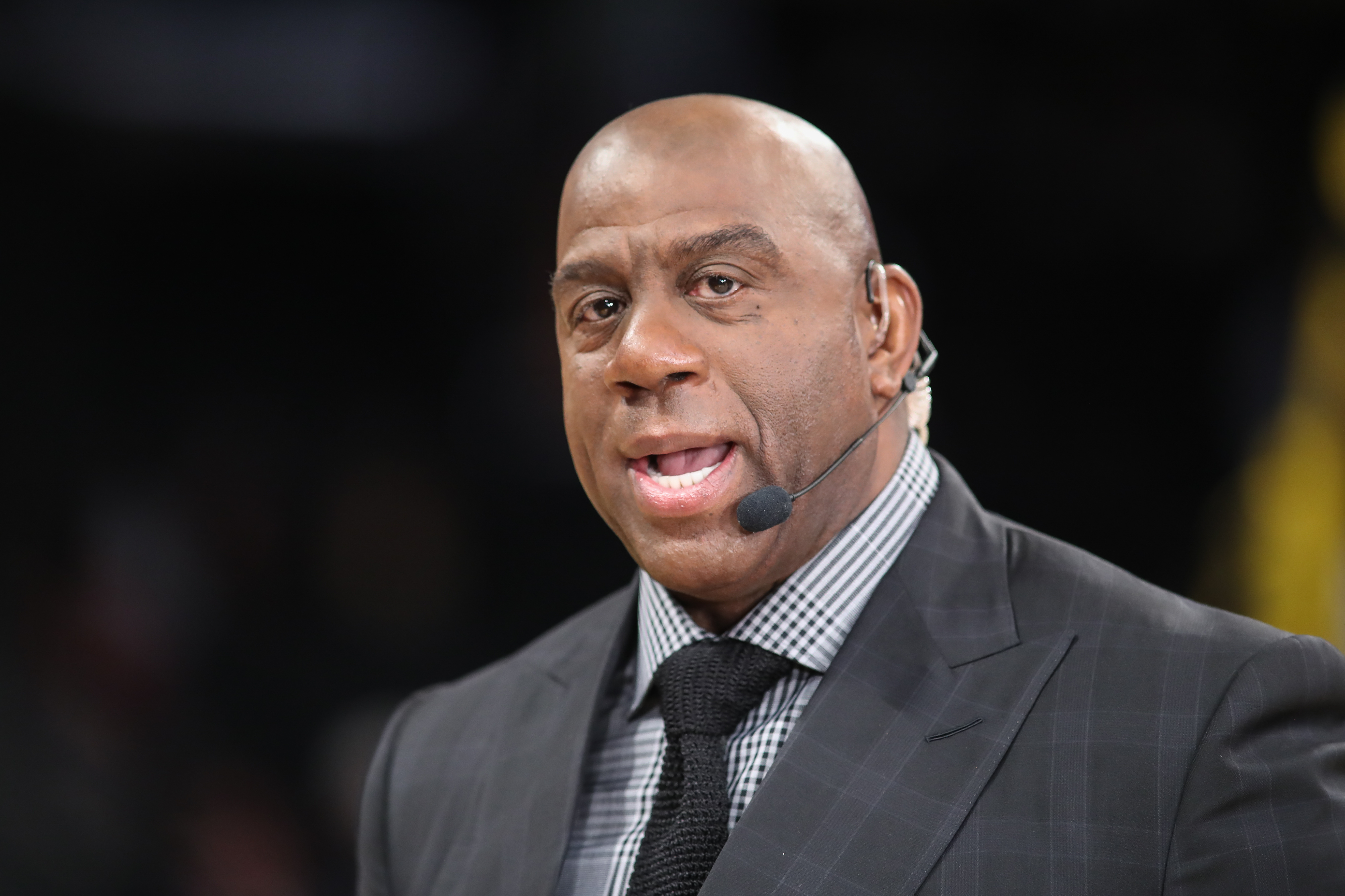 NBA legend Magic Johnson left fans baffled after congratulating Steph Curry on receiving an award named after him