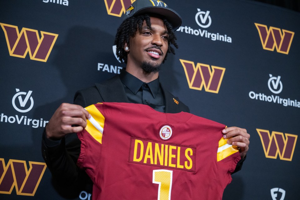 Daniels is yet to sign his rookie deal with Washington