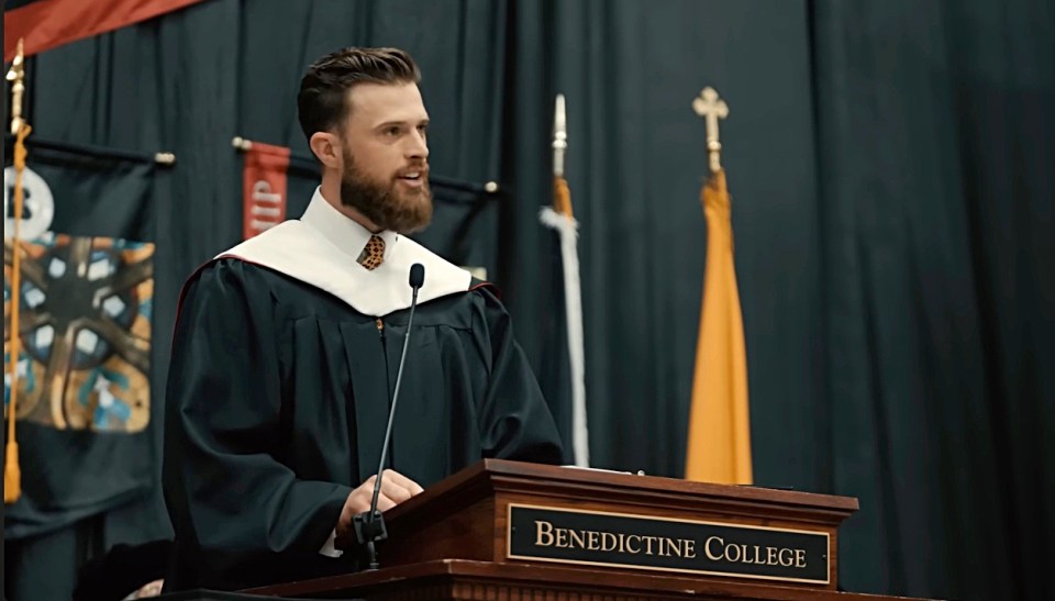 Butker came under fire after sharing divisive views on abortion, the LGBTQ+ community, and women in an address to Benedictine College graduates