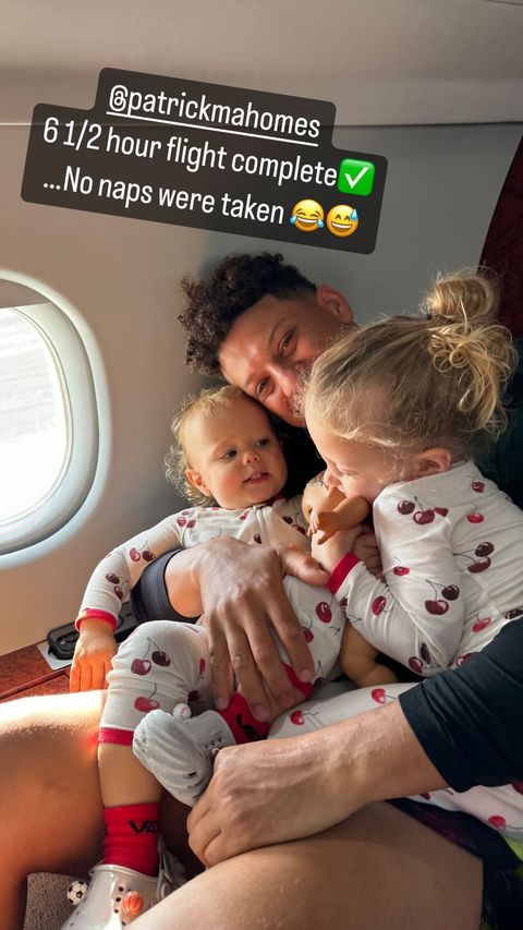 Patrick Mahomes and his family jetted out of the US this week