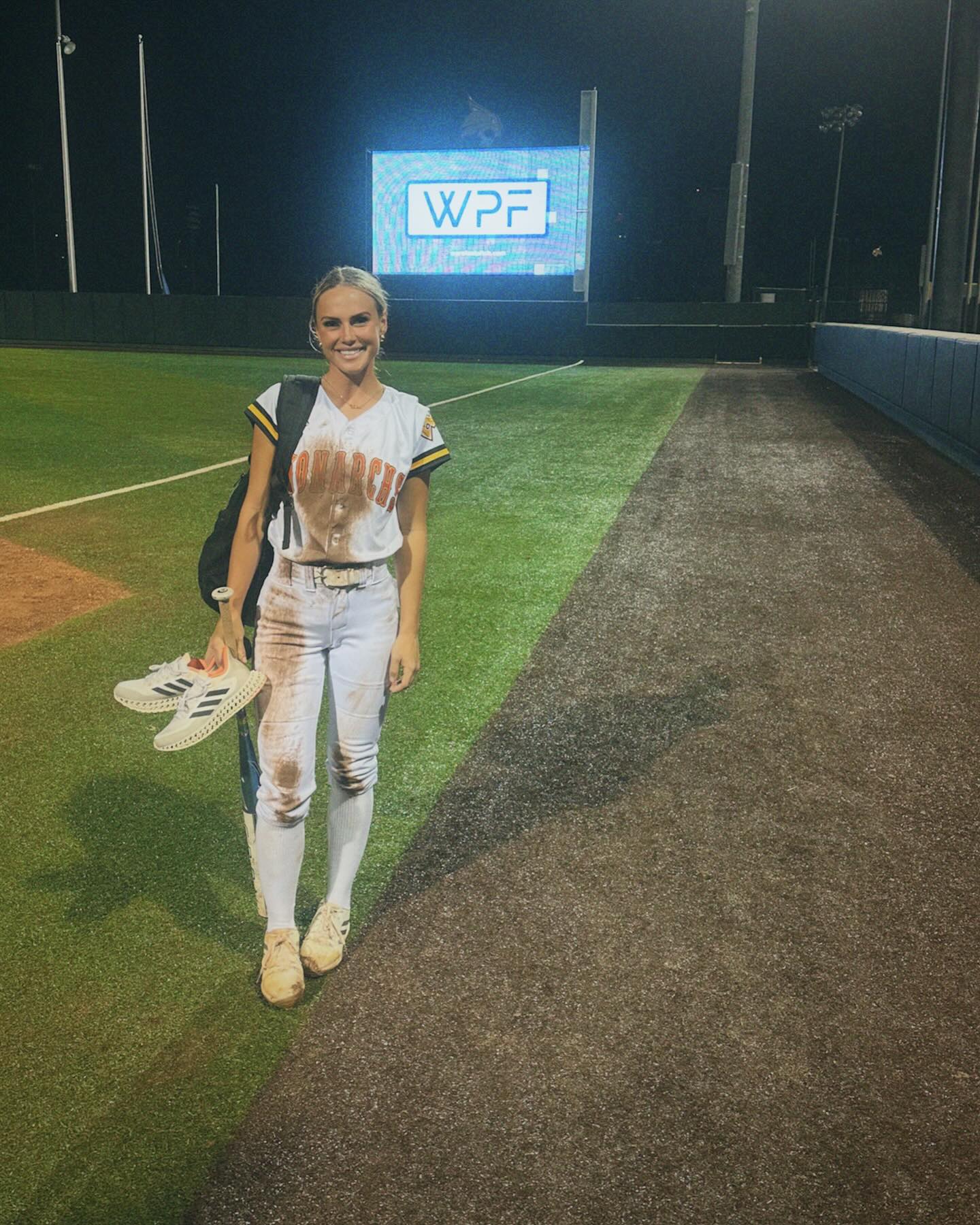 Brylie St. Clair is playing professional softball with the Texas Monarchs