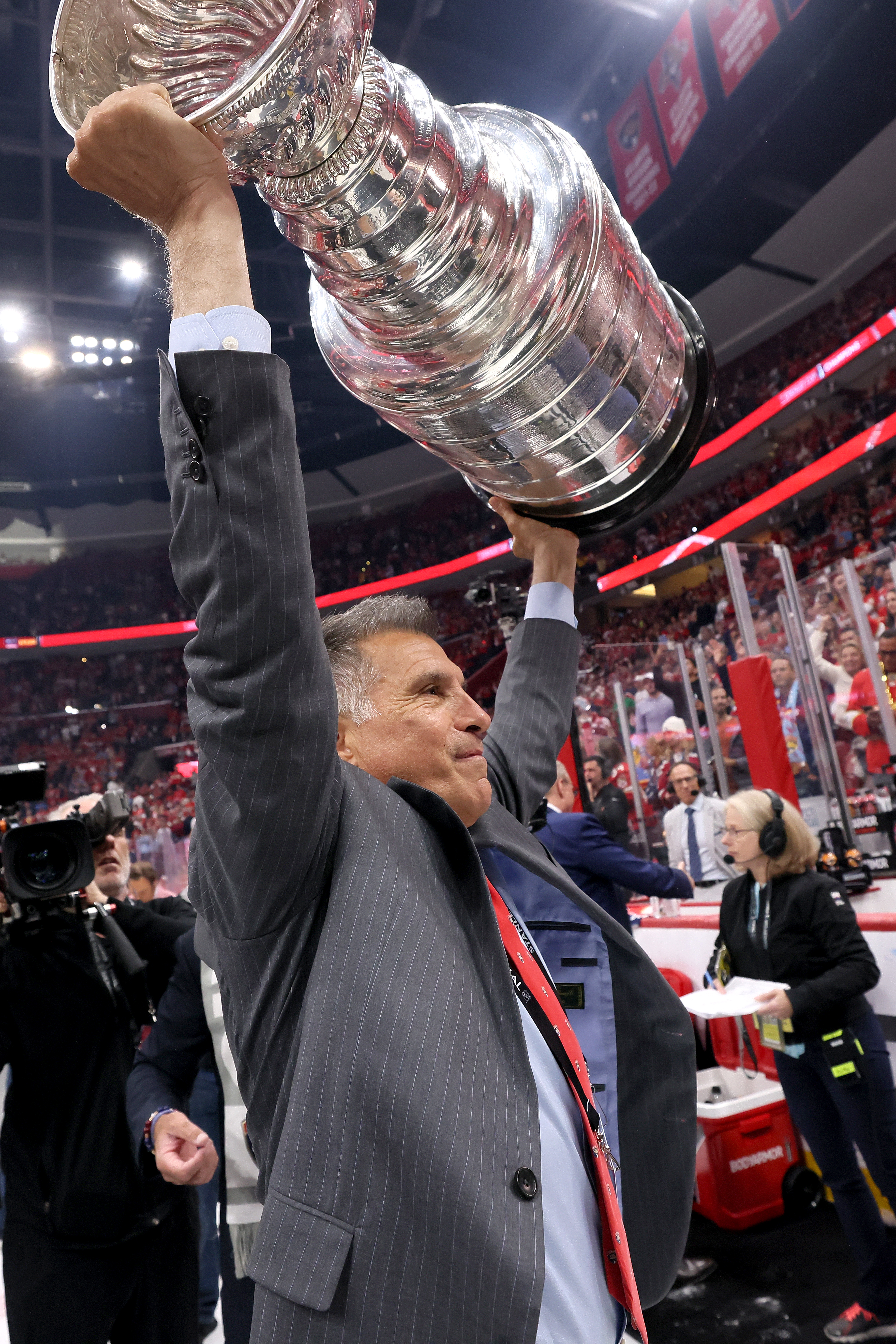 Florida Panthers owner Vincent Viola, pictured holding the Stanley Cup