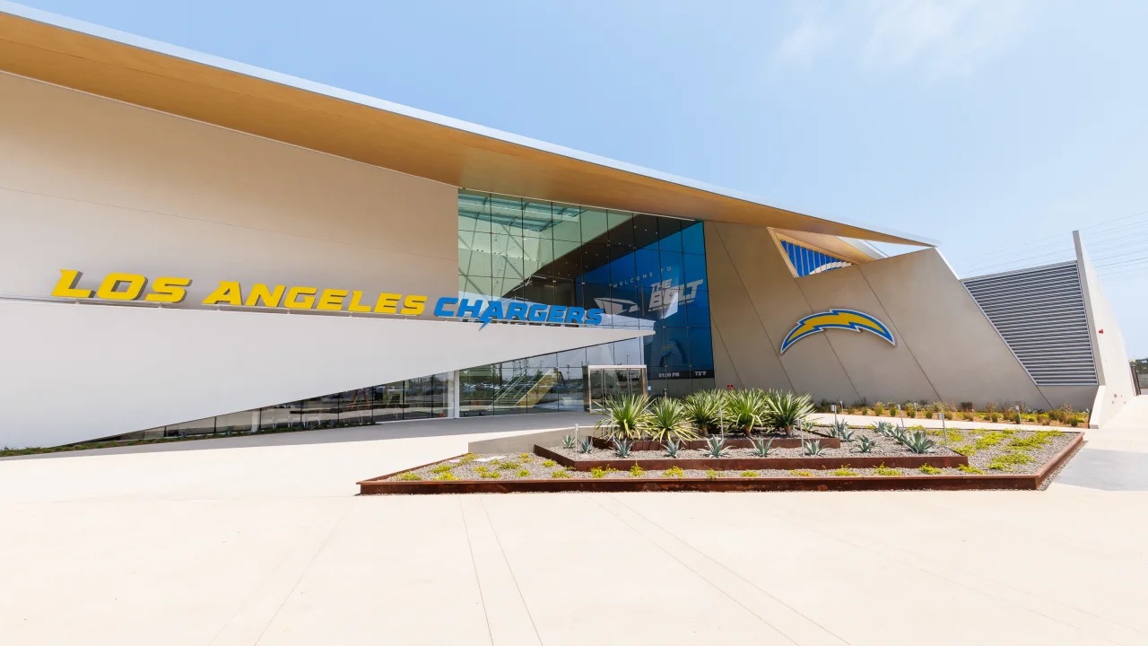 The Los Angeles Chargers have unveiled their new $270m training facility