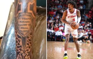 Jalen Green's epic new tattoo collection which includes poignant phrases