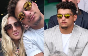 Mahomes spotted in Wimbledon crowd and fans notice subtle detail in pic
