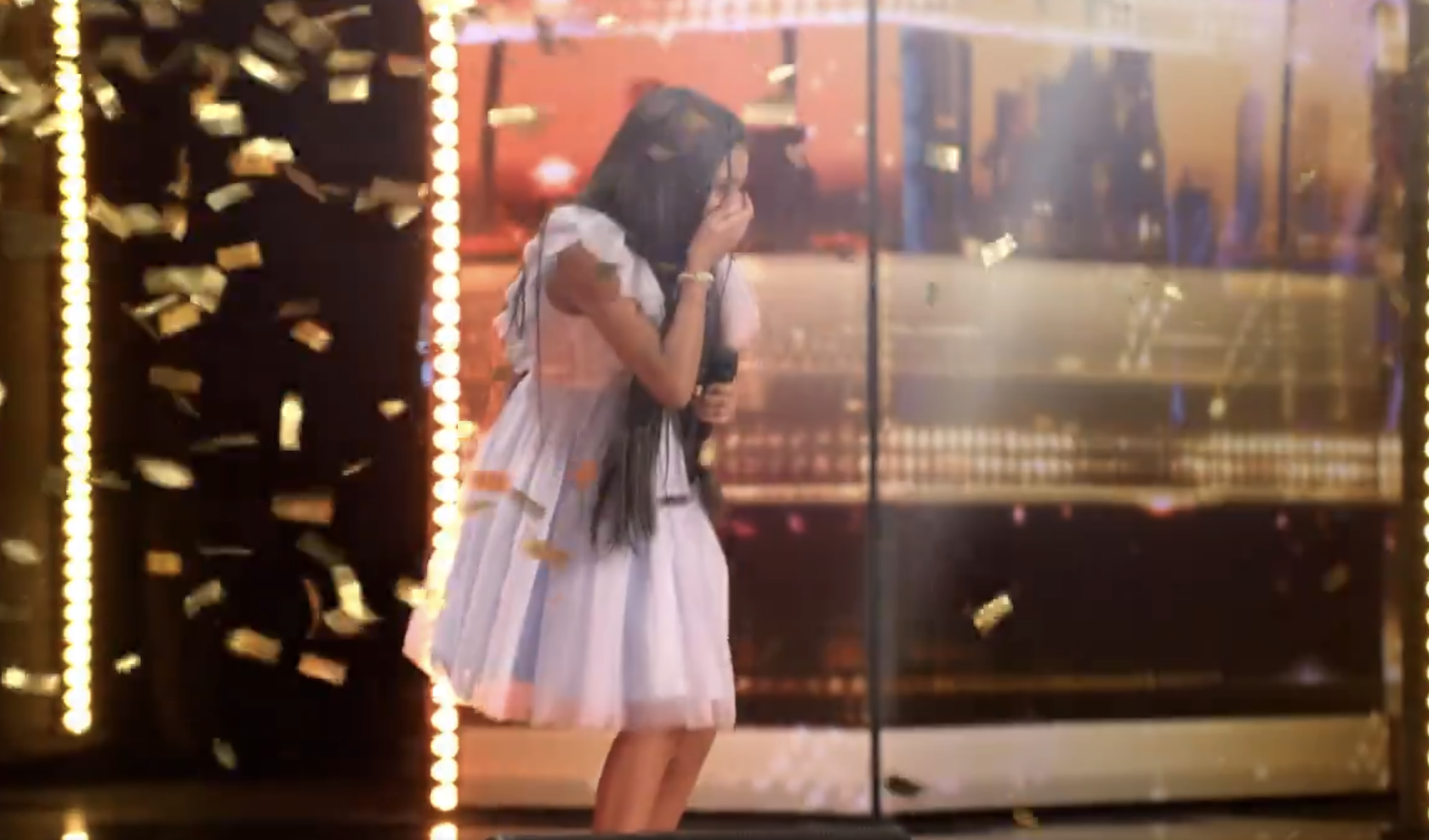 Pranysqa was brought to tears when Heidi gave her a Golden Buzzer