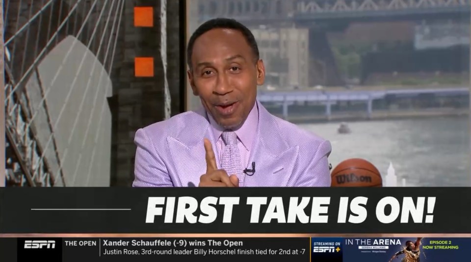 Stephen A. Smith is back on First Take for the first time since July 2