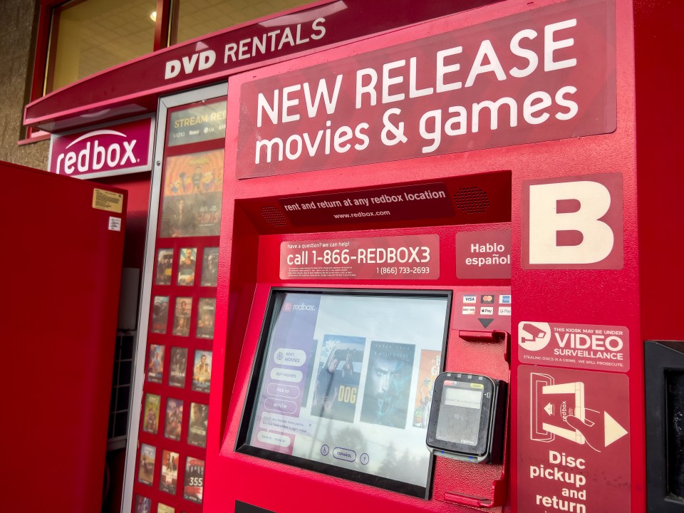 Redbox's 24,000 DVD rental kiosks will be shut down after its parent company filed for liquidation on July 10