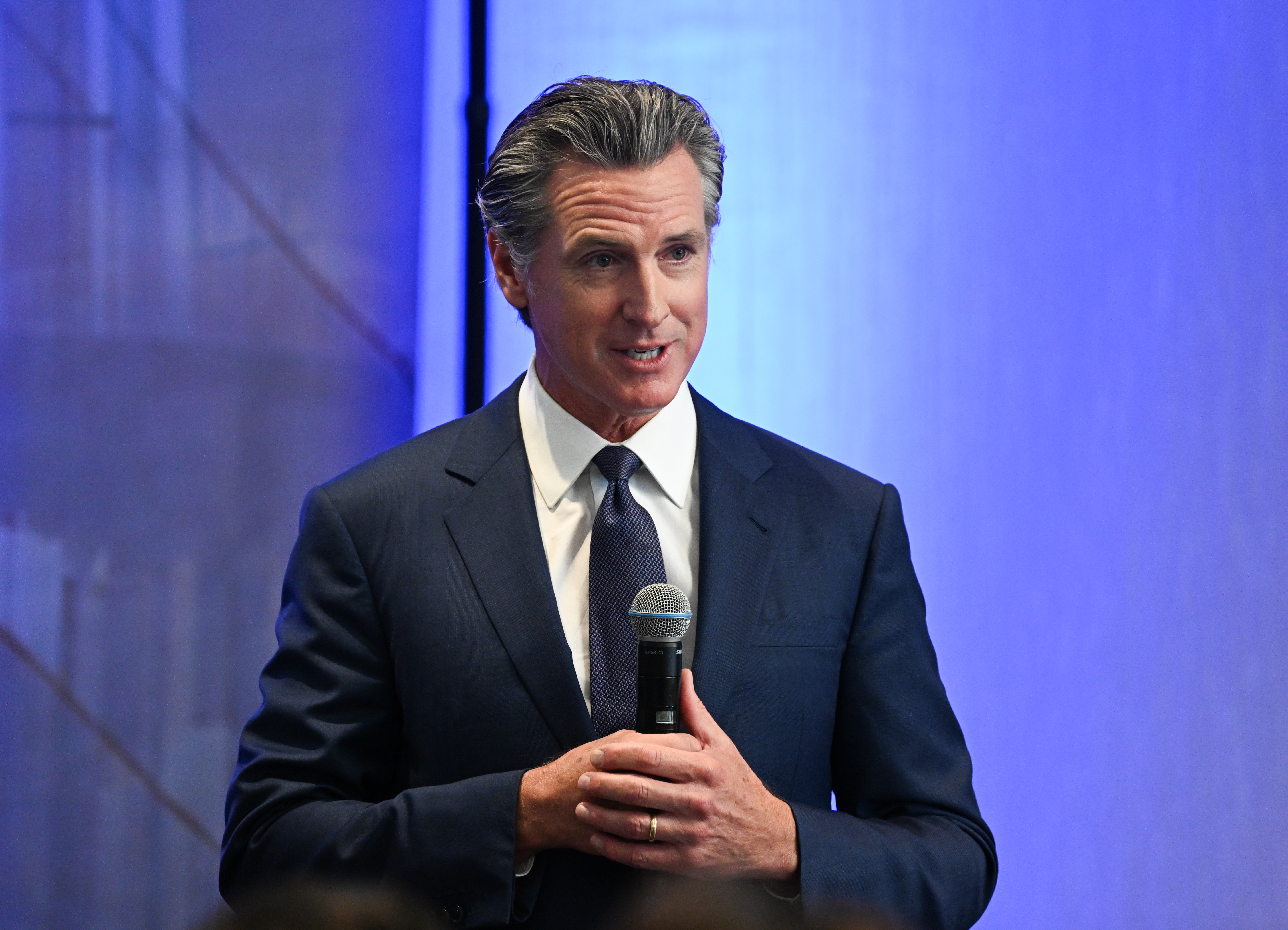 Newsom has dismissed claims Joe Biden might be replaced as President