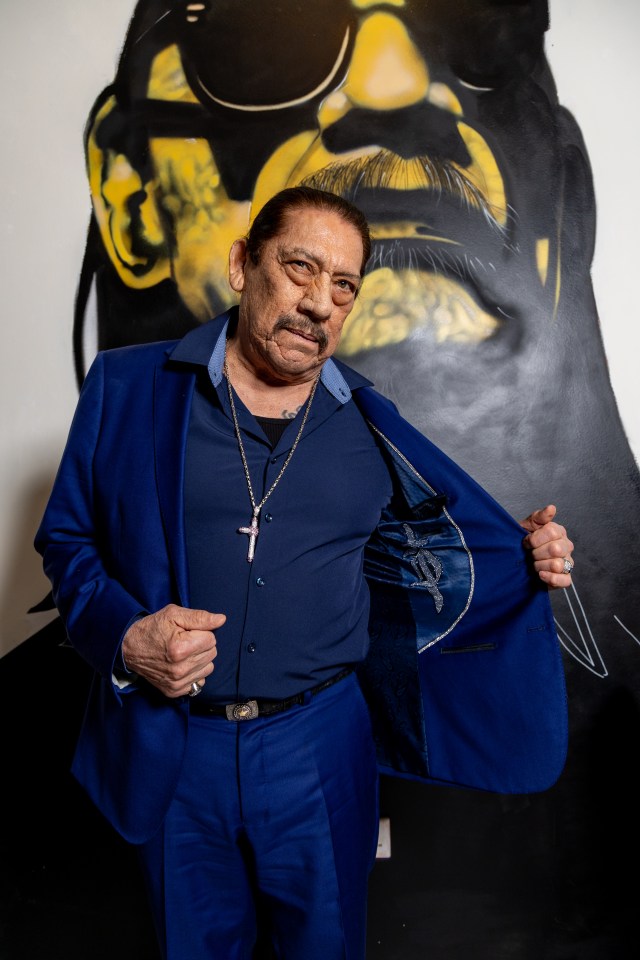 Danny Trejo attends the VIP launch of his restaurant Trejo’s Tacos on April 18, 2024, in London, England