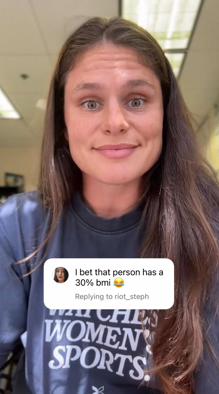 Olympian Ilona Maher hit back a body-shamer who made fun of her weight on TikTok