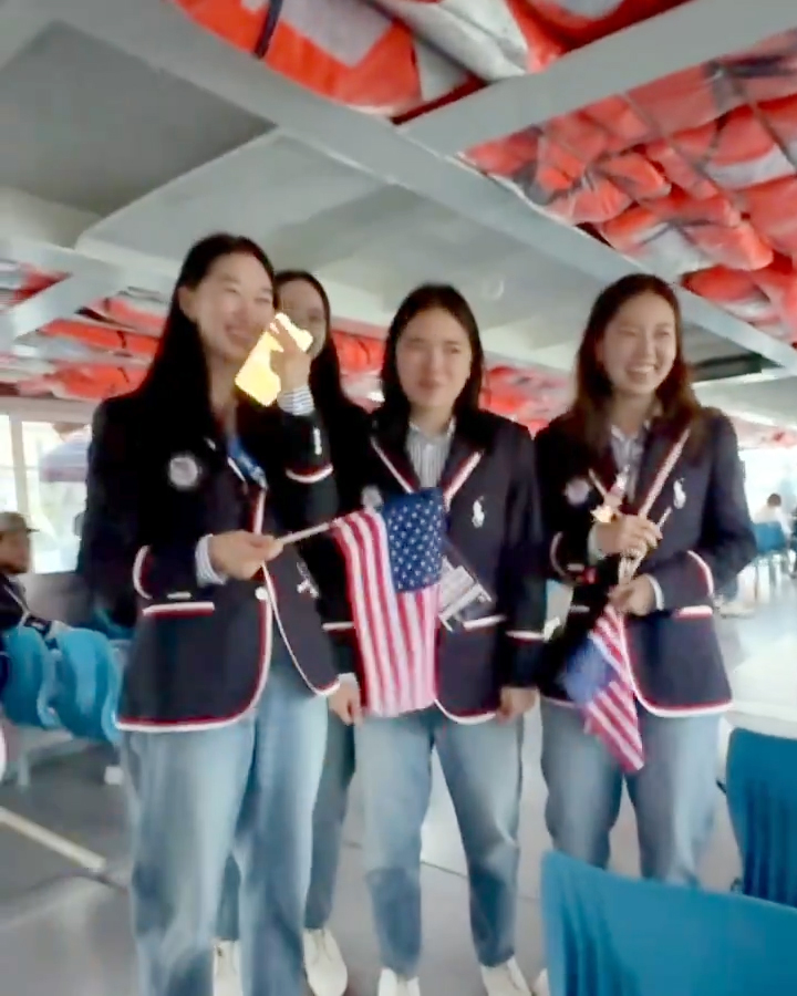 Team USA's table tennis team threw down a challenge