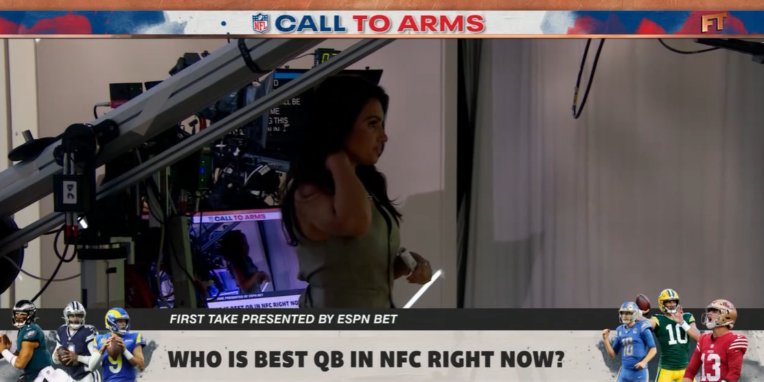 Molly Qerim walked off set after clashing with a First Take colleague