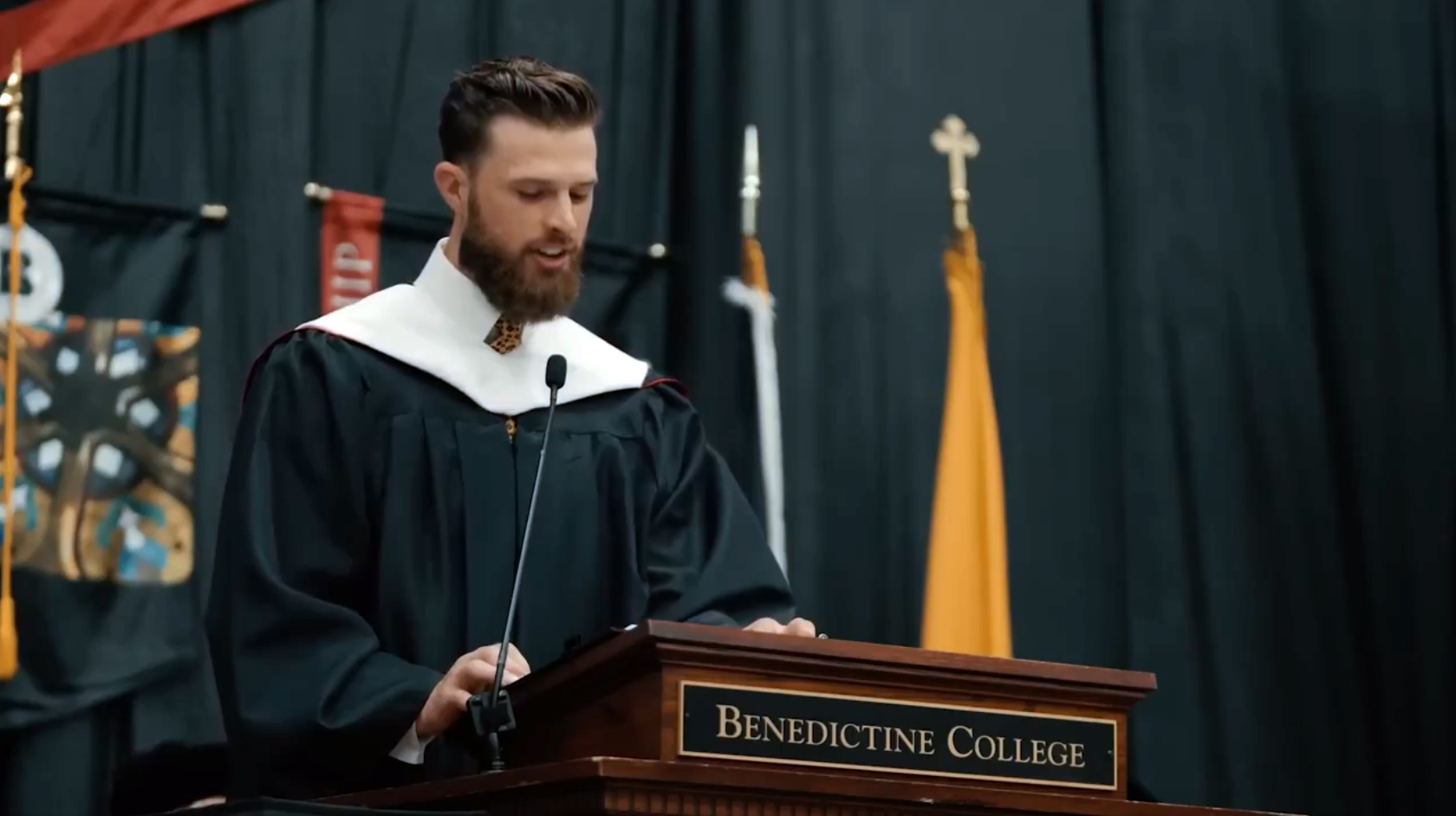 Butker made his controversial address to Benedictine College in May